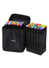 Huitich 24 Piece Art Markers with Case for Creative Drawing - Mumzar